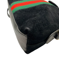 Gucci Ophidia Black Suede GG Web Shoulder Bag | Italy c. 2018–2019