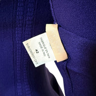 Alaïa Sculpted Knit Dress & Cropped Cardigan Set Blue IT 38 /40