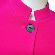 Christian Dior Fuchsia Wool Silk Skirt Suit Set 2023 Size FR36 US4