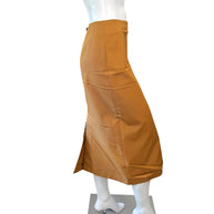 Prada SS2023 Camel Jacket & Pencil Skirt Set IT 38 | Sculpted Made in Italy