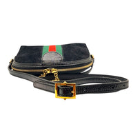 Gucci Ophidia Black Suede GG Web Shoulder Bag | Italy c. 2018–2019