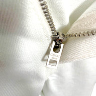 Celine White Cotton Denim Culotte Shorts Gold Hardware 28