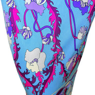 Vintage Emilio Pucci Psychedelic Print Long Sleeve Midi Dress | 1960s–1970s Italy