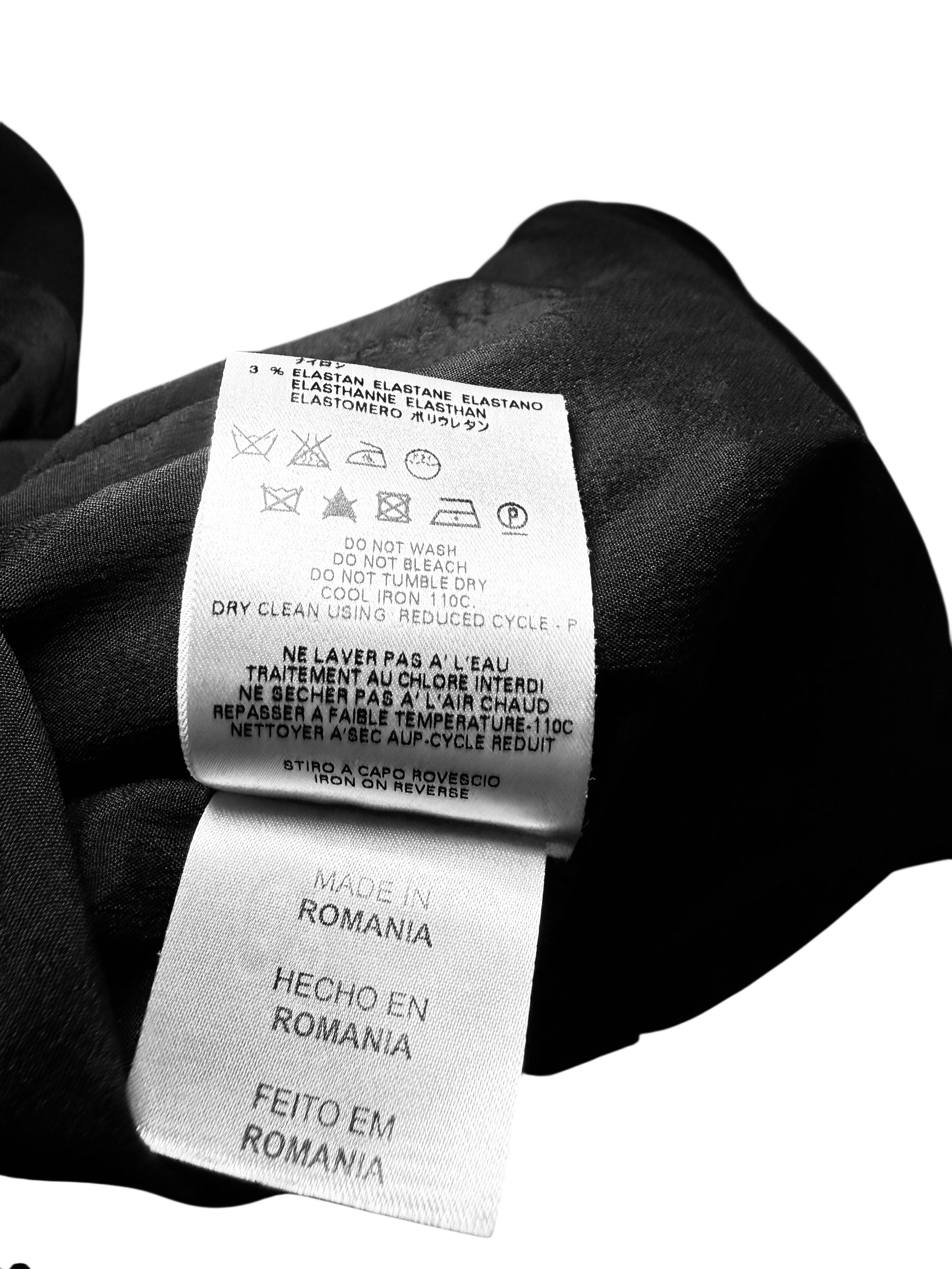 Love Moschino Black Tailored Jacket with Corset Lace-Up Sides IT 42 / US 6 (FW18/19)