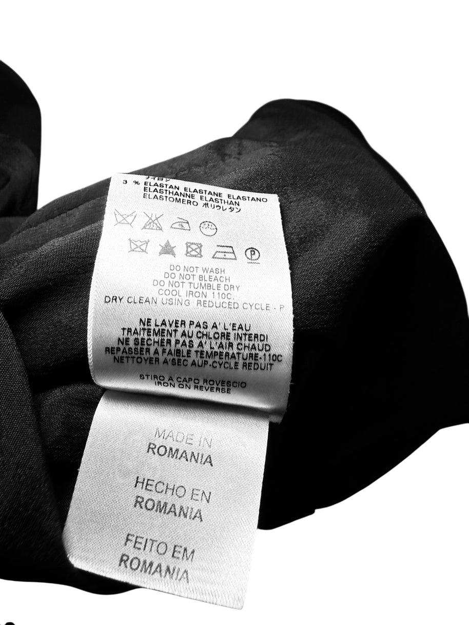 Love Moschino Black Tailored Jacket with Corset Lace-Up Sides IT 42 / US 6 (FW18/19)