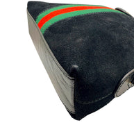 Gucci Ophidia Black Suede GG Web Shoulder Bag | Italy c. 2018–2019