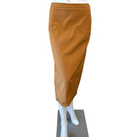 Prada SS2023 Camel Jacket & Pencil Skirt Set IT 38 | Sculpted Made in Italy