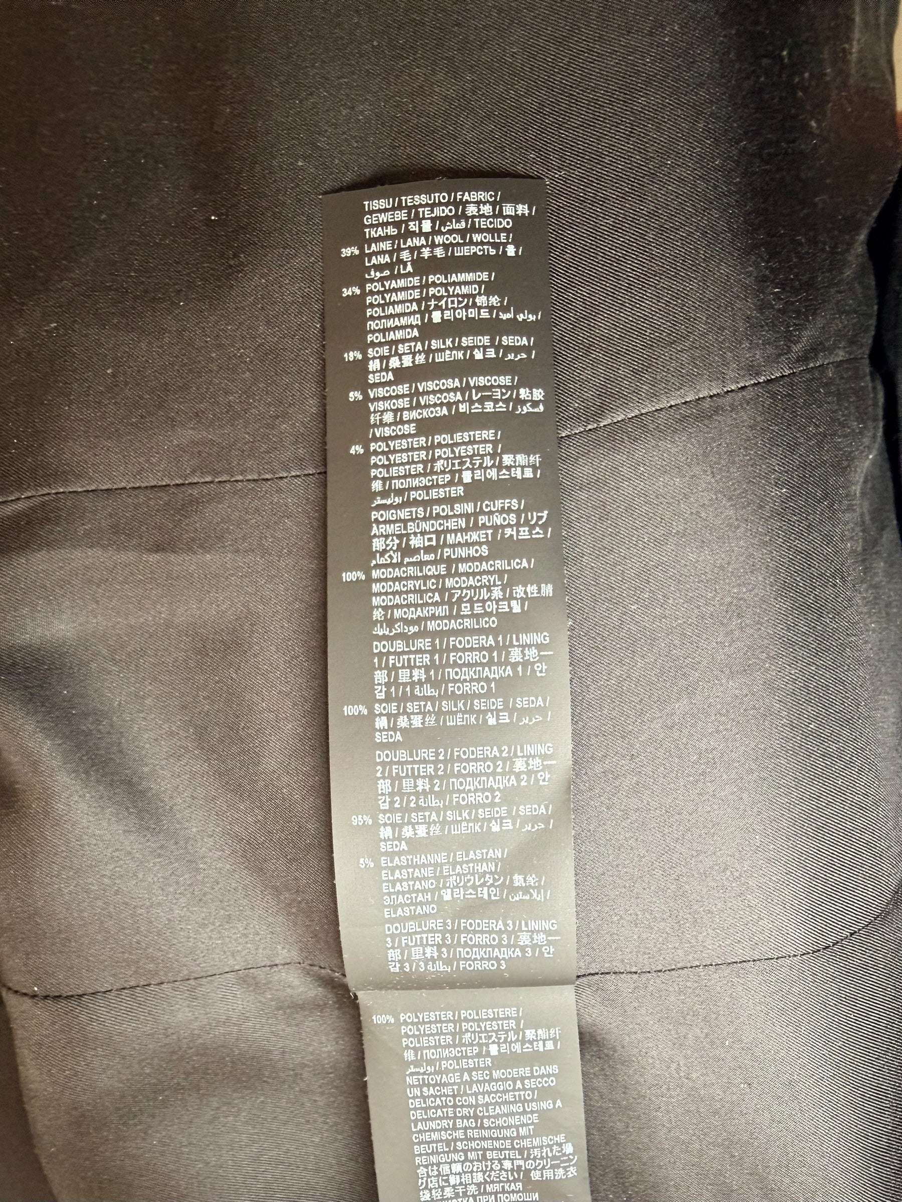 Saint Laurent Pink Tweed Faux Fur Cuff Jacket FW2021 Size FR38