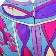 Vintage Emilio Pucci Psychedelic Print Long Sleeve Midi Dress | 1960s–1970s Italy