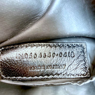 Saint Laurent Paris YSL Black Quilted Leather Mini Camera / Cosmetic Bag