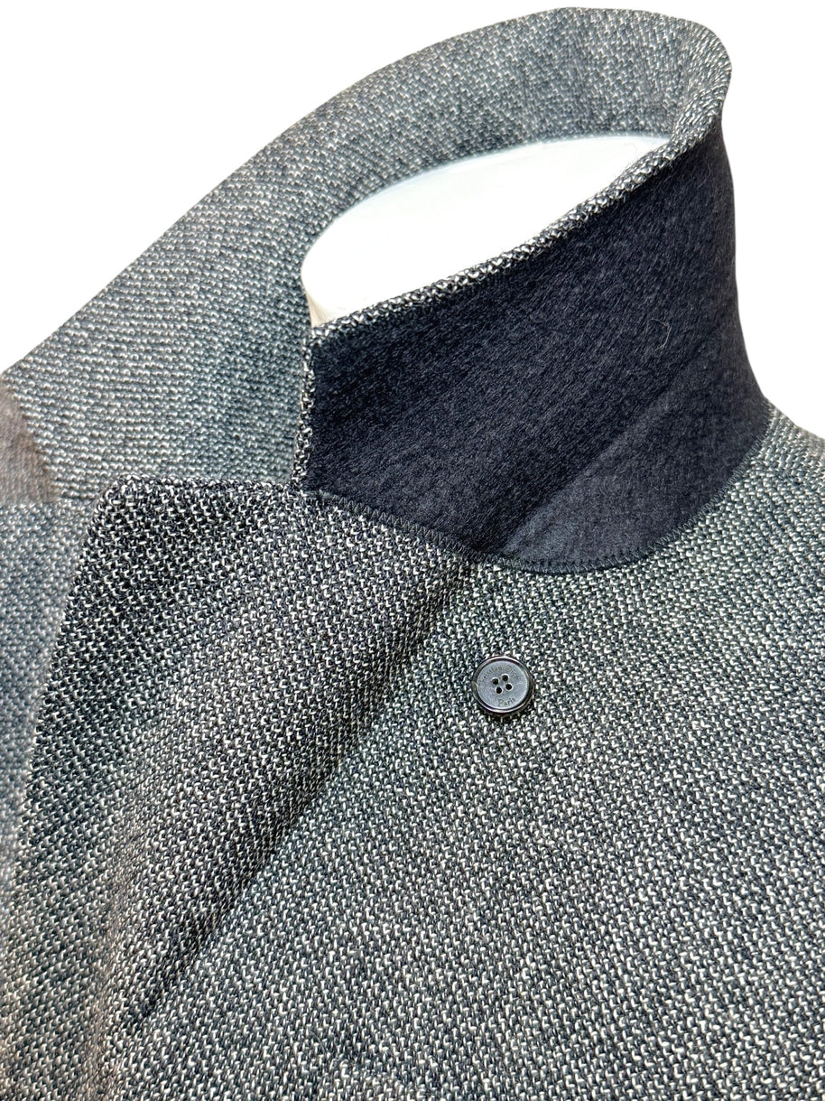 Christian Dior SS2011 3-Piece Wool Blazer, Removable Cape & Logo Belt Set FR36 | Galliano Era