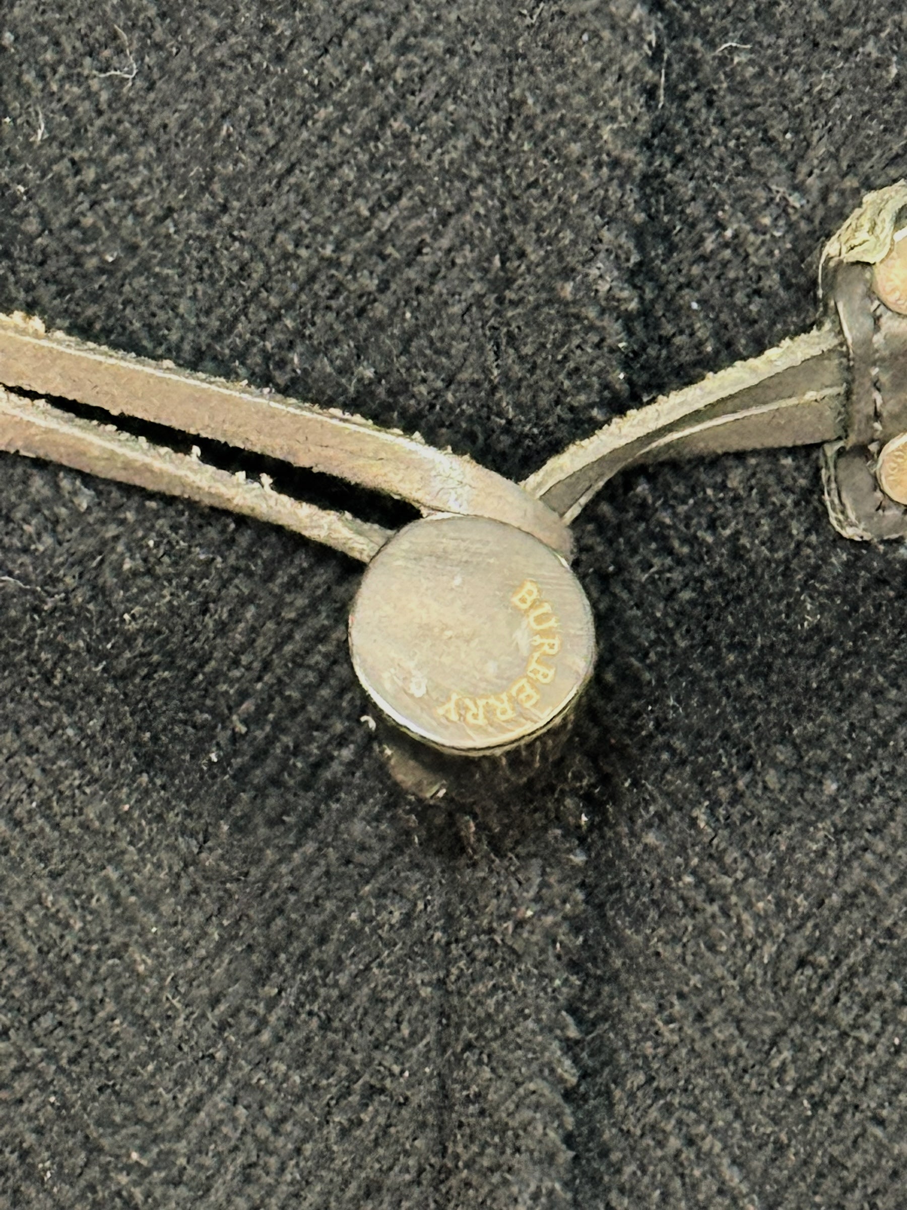 Burberry Black Wool Duffle Jacket with Hood Made in England (Early 2000s) S