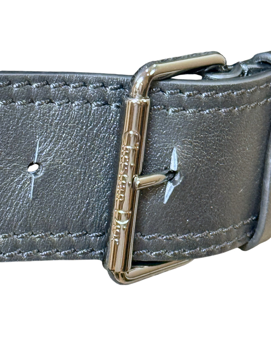 Christian Dior SS2011 3-Piece Wool Blazer, Removable Cape & Logo Belt Set FR36 | Galliano Era