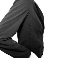 Love Moschino Black Tailored Jacket with Corset Lace-Up Sides IT 42 / US 6 (FW18/19)