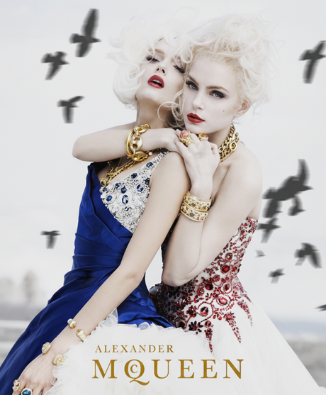 Alexander McQueen archival fashion campaign imagery representing authenticated pre-owned Alexander McQueen luxury apparel, handbags, and accessories at Refined Concierge Consignment