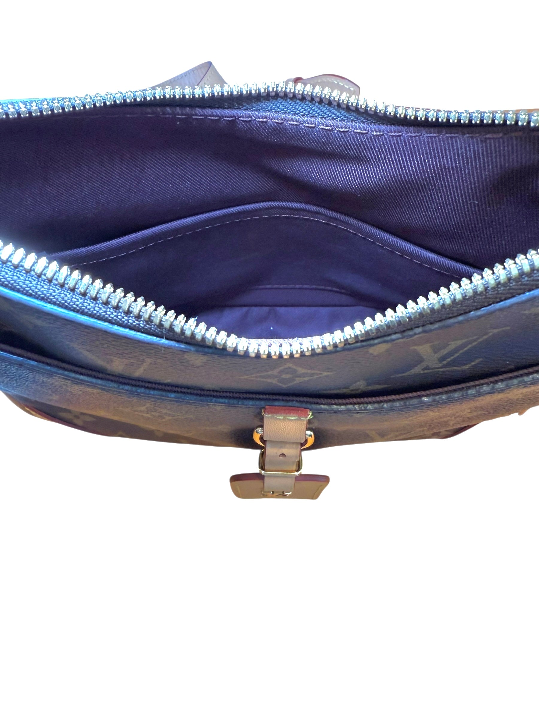 Louis Vuitton Odeon NM PM Monogram Canvas Crossbody Bag Full Set, Like New (M45354)