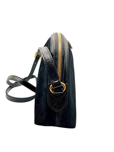 Gucci Ophidia Black Suede GG Web Shoulder Bag | Italy c. 2018–2019