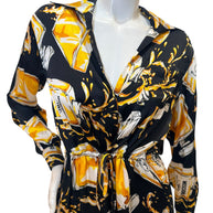 Moschino Couture Perfume Print Wrap Dress – Jeremy Scott Era IT 40