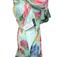 Dolce & Gabbana Spring Summer 2008 Silk Floral Chiffon Gown IT40