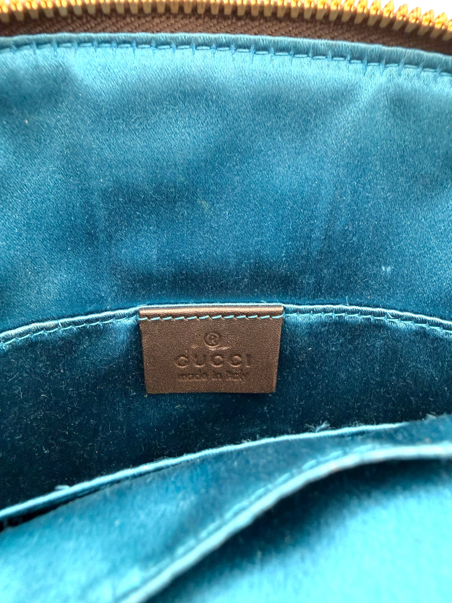 Gucci Ophidia Black Suede GG Web Shoulder Bag | Italy c. 2018–2019