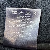 Burberry Black Wool Duffle Jacket with Hood Made in England (Early 2000s) S