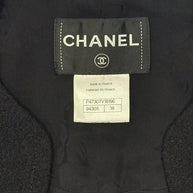 Chanel Vintage Fall/Winter 2007–2008 Black Wool Silk Skirt Suit (FR 38 / US 6)