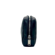 Saint Laurent Paris YSL Black Quilted Leather Mini Camera / Cosmetic Bag