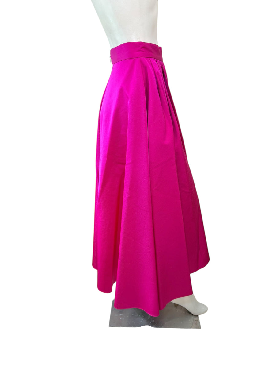 Christian Dior Fuchsia Wool Silk Skirt Suit Set 2023 Size FR36 US4