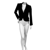 Love Moschino Black Tailored Jacket with Corset Lace-Up Sides IT 42 / US 6 (FW18/19)