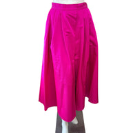 Christian Dior Fuchsia Wool Silk Skirt Suit Set 2023 Size FR36 US4