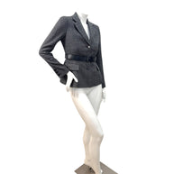 Christian Dior SS2011 3-Piece Wool Blazer, Removable Cape & Logo Belt Set FR36 | Galliano Era