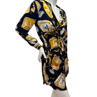 Moschino Couture Perfume Print Wrap Dress – Jeremy Scott Era IT 40