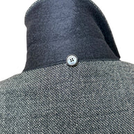 Christian Dior SS2011 3-Piece Wool Blazer, Removable Cape & Logo Belt Set FR36 | Galliano Era