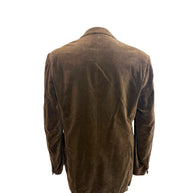 Ralph Lauren Purple Label Men’s Brown Velvet Blazer 46L Italian Tailored