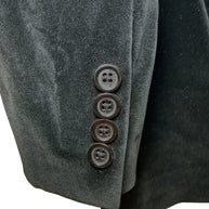 Burberry London Men’s Black Velvet Jacket Bond Street Model Size 46 Long