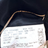 Burberry London Men’s Black Velvet Jacket Bond Street Model Size 46 Long
