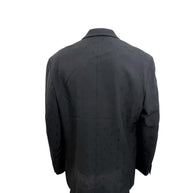 Comme des Garçons Homme Plus FW2001 Wool Jacquard Men's Blazer Black Size L
