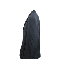 Comme des Garçons Homme Plus FW2001 Wool Jacquard Men's Blazer Black Size L