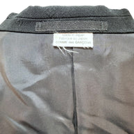 Comme des Garçons Homme Plus FW2001 Wool Jacquard Men's Blazer Black Size L