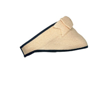 Chanel 2021 CC Bow Raffia Visor Size M