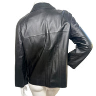 Louis Vuitton SS2023 Runway Leather Diamond Intarsia Jacket FR 36 NWT