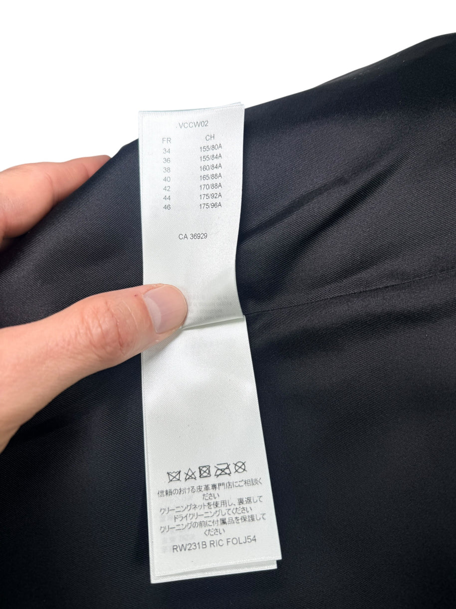 Louis Vuitton SS2023 Runway Leather Diamond Intarsia Jacket FR 36 NWT