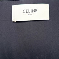 Celine Paris Black Pleated Empire Waist Dress FR 36 Silk Lined Made in France