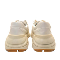 Gucci Rhyton Rainbow Logo Leather Sneakers Ivory EU 37