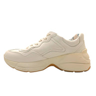 Gucci Rhyton Rainbow Logo Leather Sneakers Ivory EU 37
