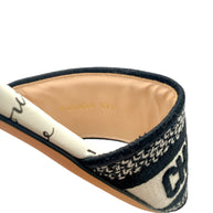 Christian Dior Dway Dioramour “Je Vous Adore” Slide Sandals Size 37.5
