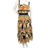 Dolce & Gabbana Fall 2013 Embroidered Lace Midi Dress IT 40