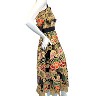 Dolce & Gabbana Fall 2013 Embroidered Lace Midi Dress IT 40