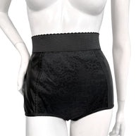 Dolce & Gabbana Black Lace High-Waisted Shorts IT 42