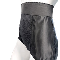 Dolce & Gabbana Black Lace High-Waisted Shorts IT 42